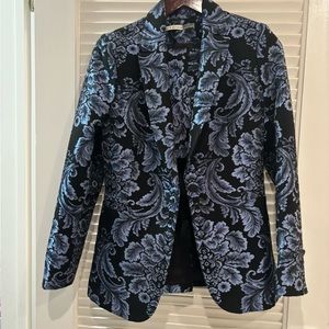 Alice and Olivia Bristol jacquard tailored blazer